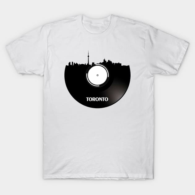 Toronto - Canada Vinyl T-Shirt by Ferrazi